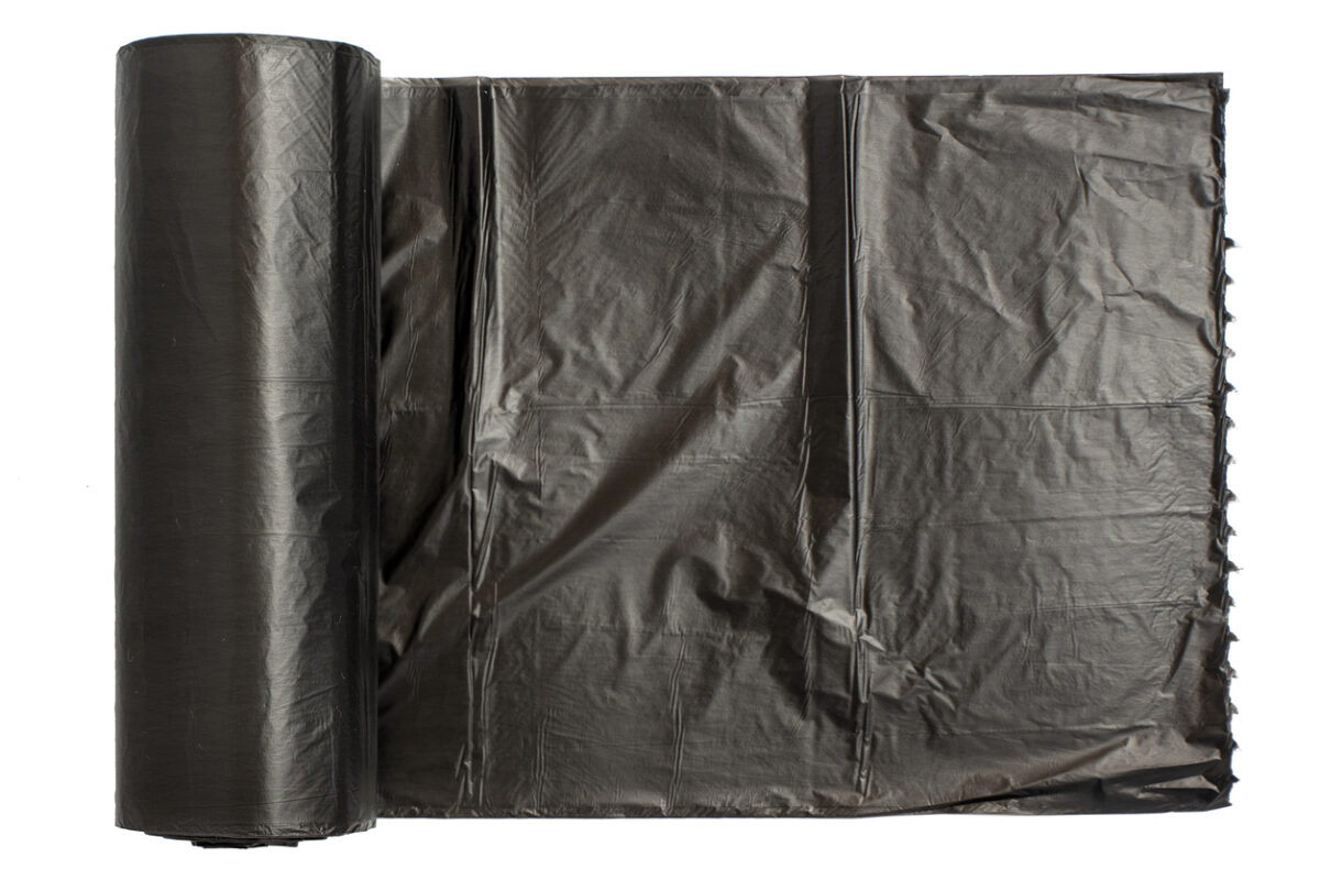 Lion Heavy Duty Black Wheelie Bin Liner On Roll Case/140 Care Homes