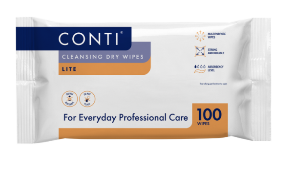 Conti Lite Wipes Large 32 x 28cm   32xpack/100
