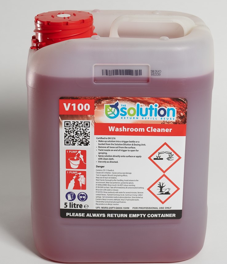 V100 The Solution Washroom Cleaner 5 litre